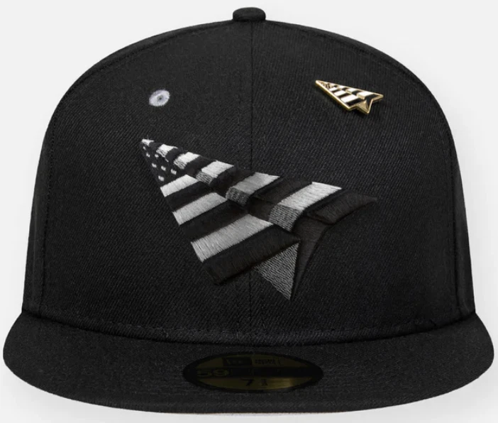 PAPER PLANES ROC NATION x Tonal Original Crown 59Fifty Fitted Hat 101256 BLACK