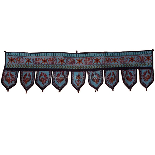 Indian Handicrafts Door Window Toppers Valance Traditional Ethnic Hanging Toran - Picture 20 of 55