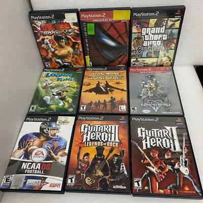 PlayStation 2 Video Games Lot of 9 | eBay