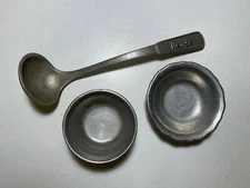 Set of Craft American Bon Chef Augusta NJ 3.5" cup plat Wilton Columbia PA Ladle