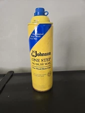 SC Johnson One Step No Buff Wax Fine Wood Floor Care  PARTIAL CAN 50% Full