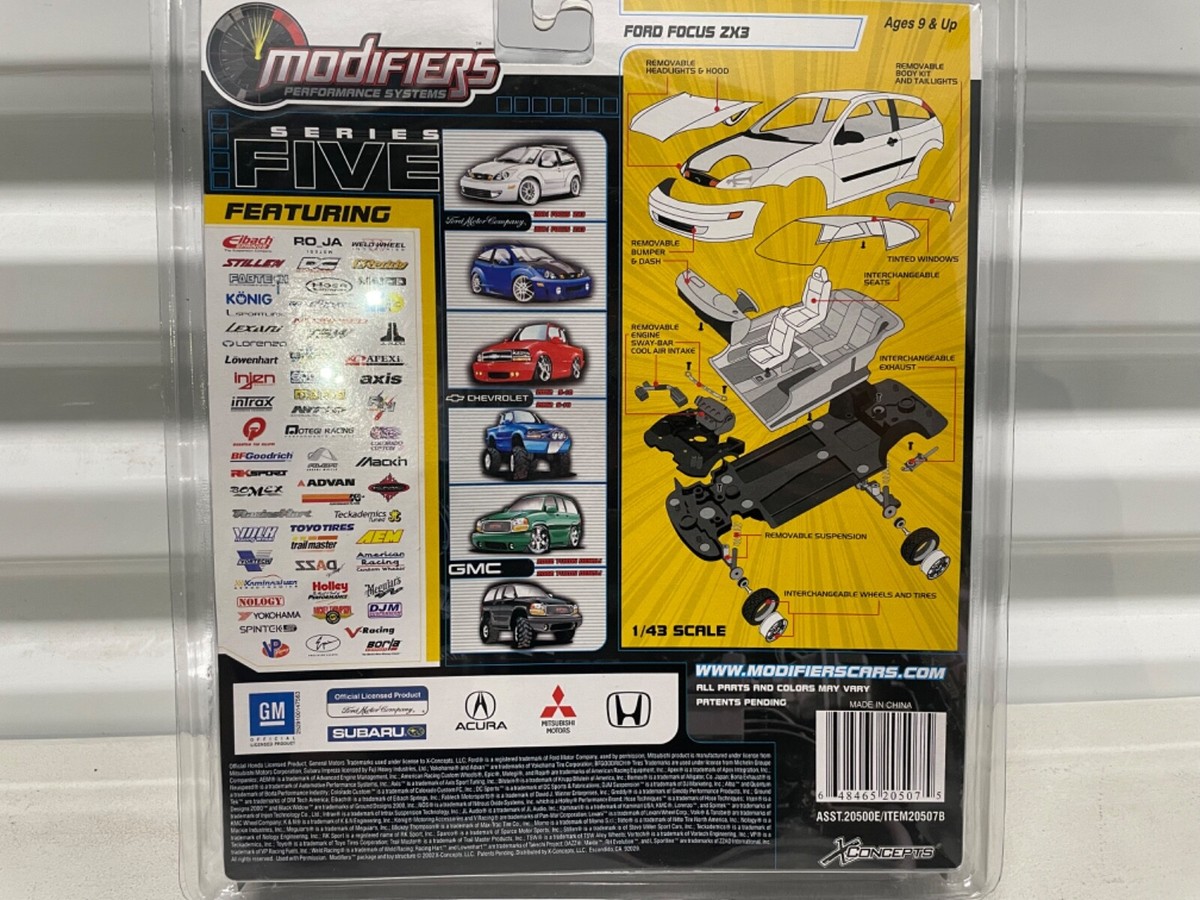 Modifiers Performance Systems 2001 Ford Focus ZX3 Series 5 1/43