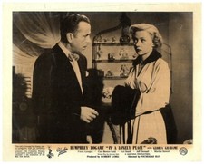In A Lonely Place Original Lobby Card Humphrey Bogart Gloria Grahame Film Noir