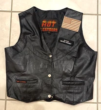 Hot Leathers Womens Motorcycle Vest Biker Sebastian FL  Small Medium