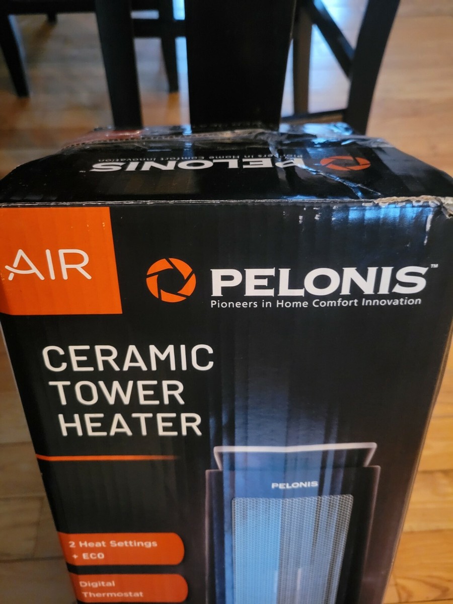 New Pelonis Ceramic Tower Space Heater PSC23R4BBB Black w/Remote | eBay