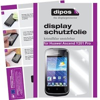 2X Schutzfolie FüR Huawei Ascend Y201 Pro Klar Displayschutzfolie Folie Dipos