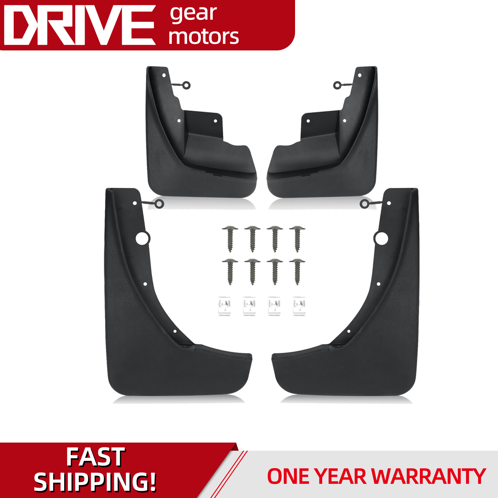 Jeep Grand Cherokee WK2 11-22 Mud Flaps Splash Guards Front & Rear Set of 4-image