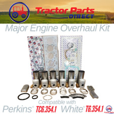 Major Engine Overhaul Kit Comp W White® T6.354.1 2-105 Perkins® Tc6.354.1 Turbo