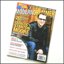 MODERN DRUMMER - March 2010 - STANTON MOORE -...