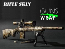 Camo Premium Vinyl Sticker for Guns Rifle Decal Skin Wrap leaves-7