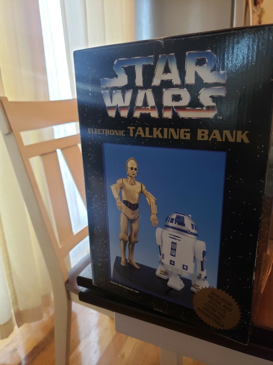 STAR WARS ELECTRONIC TALKING BANK NEW WORKS | eBay