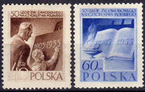 Polen 1955 Fischer 808-809 postfrisch ** MNH
