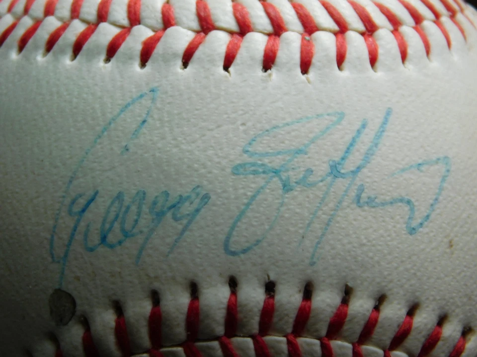 BÉISBOL FIRMADO AUTOGRAFIADO DE COLECCIÓN MLB GREGG JEFFERIES NEW YORK METS Foto 3 de 4