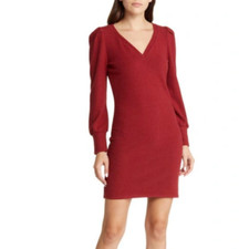 Steve Madden Kadelin Stripe Long Sleeve Sweater Dress Sz S #1427