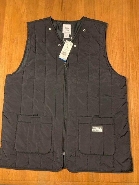 Adidas Originals Padded Vest Black Mens Size 2XL XXL 2X GN8047 for sale  online | eBay