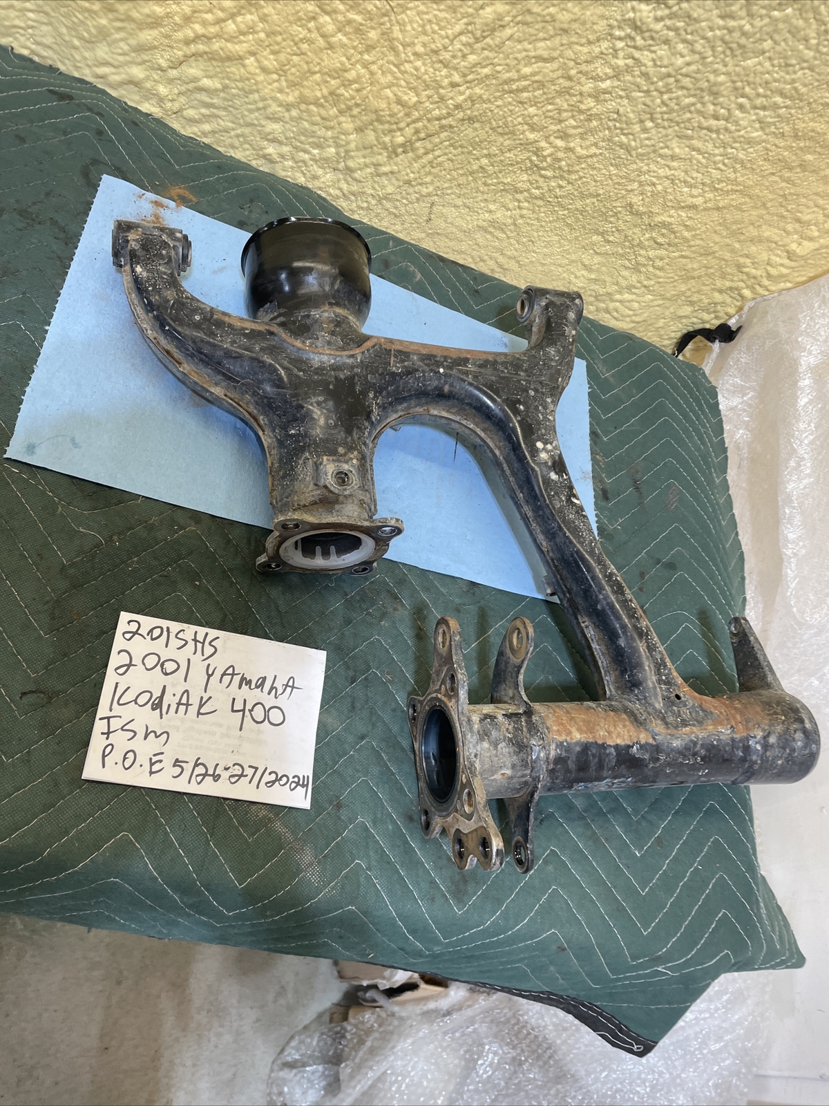 2001 Yamaha Kodiak 400 Rear Swing Arm Assembly 201 eBay