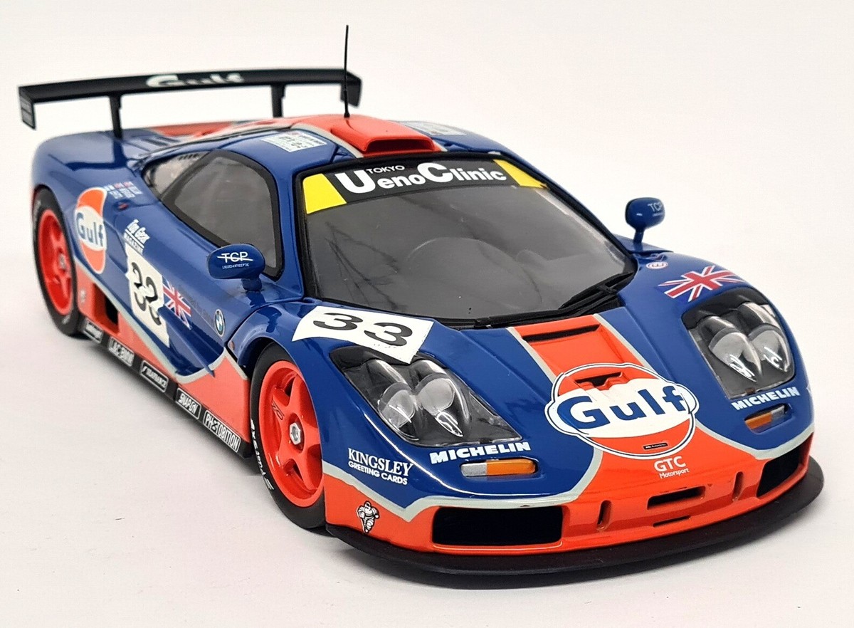 ホビーラジコン Auto Scale McLaren F1 GTR Gulf Racing UT Models 1/18 McLaren F1 GTR Le Mans 1996 Gulf Racing 33