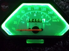 SMD LED TACHOBELEUCHTUNG KMH ANZEIGE GRÜN SEHR HELL FÜR MZ 125 SM SX MODELLE NEU