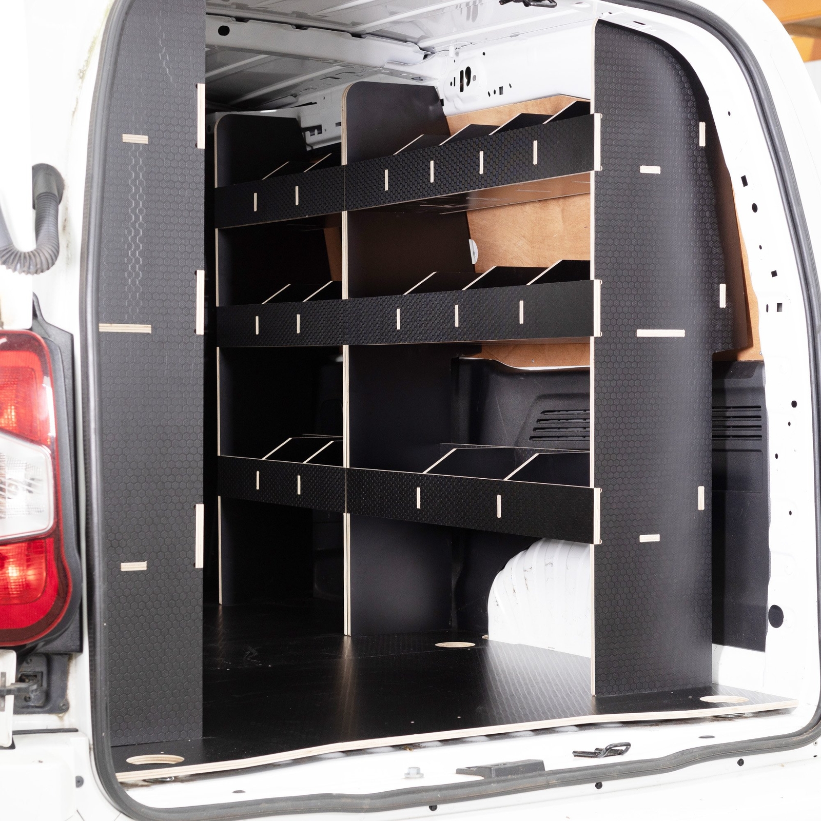 Peugeot Partner L2 (Long) 2018+ Triple HEXABOARD Van Racking Storage Shelving