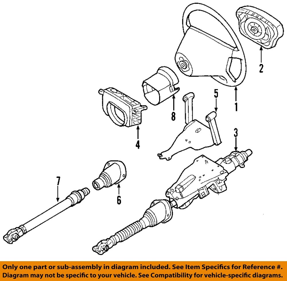 MERCEDES OEM 03-11 G55 AMG Steering Column-Lower Shaft 4634601309  