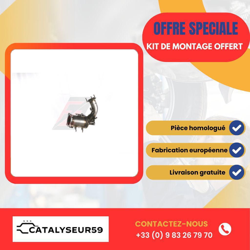 Catalyseur inox pour Mercedes B200 Turbo 2.0i 193 cv haute durabilité mécanique