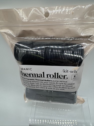 Kitsch Ceramic Thermal Hair Rollers 3 Sizes Self-Gripping Curl 8pc COMBINESHIP - Picture 2 of 5