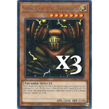 3X Sanga of the Thunder MAZE-EN032 Rare Maze of Memories NM 1st Ed YUGIOH