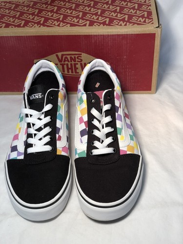 vans party check womens