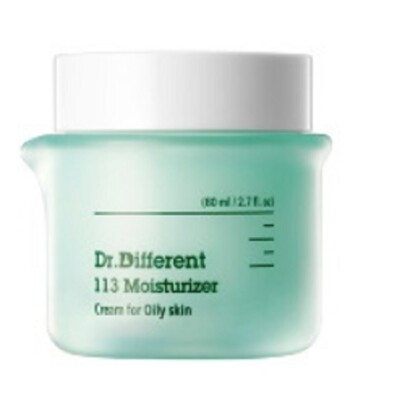 Dr. Different 113 Moisturizer Cream 80ml for oily skin Ceramide Pore care 