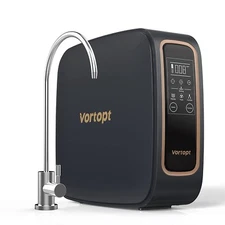 Vortopt Reverse Osmosis System Under Sink, Tankless RO Water Filtration 800 GPD