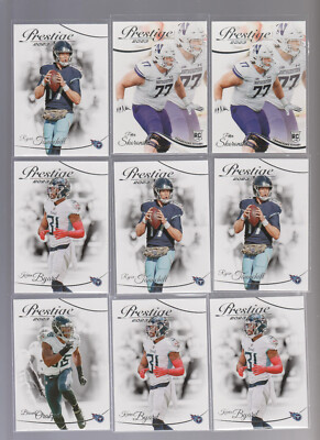 ( 20 ) TENNESSEE TITANS 2023 PANINI PRESTIGE TEAM LOT - VETERANS - ROOKIES