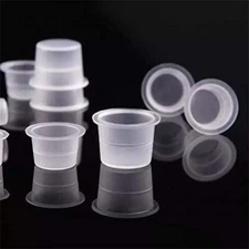 Disposable Tattoo Ink Cups-Small Plastic Tattoo Ink Cups (#9mm—100pcs)