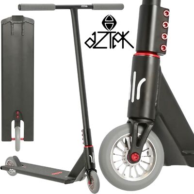 Aztek Architect Complete Trick Tret Roller Street Stunt Scooter H=87cm Schwarz