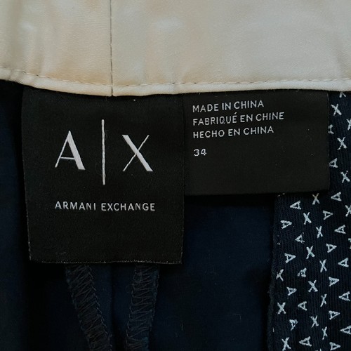 ARMANI EXCHANGE Pants Mens 34 Blue Pockets - Picture 3 of 12