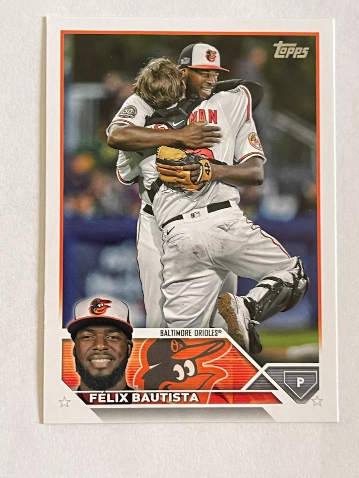 Flix Bautista trading card