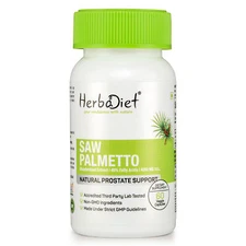 Saw Palmetto Extract Capsules Hair Loss Urinary Tract Prostate 45% Fatty Acids