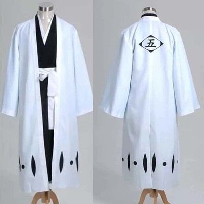 Bleach 5th Captain Aizen Sousuke Anime Kimono Cosplay Kostüm Karnival S-3XL HOT
