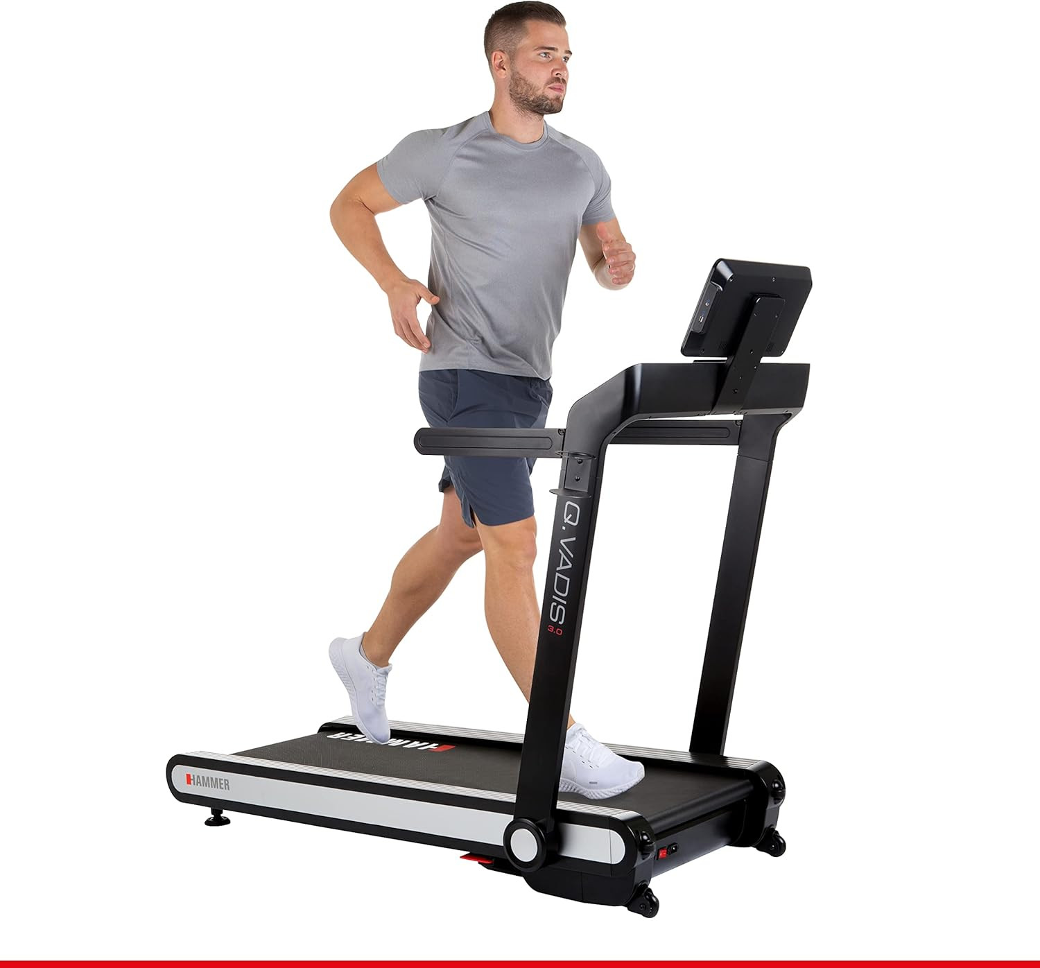 HAMMER Laufband Q. Vadis 3.0, Fitnessgerät, Heimtrainer, Treadmill, Cardio