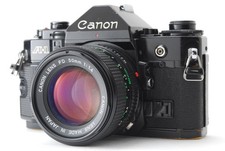 Read   Exc 5  Canon A-1 35mm Film SLR Camera NEW FD 50mm f1.4 Lens From Japan