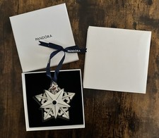 NIB New In Box Pandora 2021 Snowflake Christmas Decoration