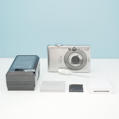 Canon DIGITAL IXUS 50 kompakte Digitalkamera getestet funktionierender Verkäu...