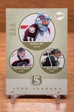 2002-03 Upper Deck Vintage - Stat Leaders Patrick Roy, Turco, Cechmanek #317