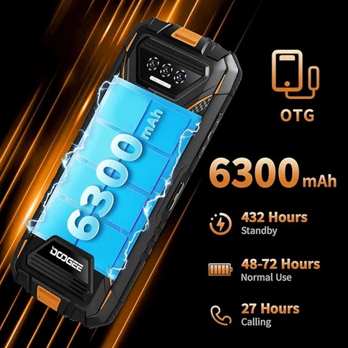 Smartphone DOOGEE S41 Max 16GB RAM 256GB ROM Android 13 Pantalla de 5.5" NUEVO - Imagen 2 de 6