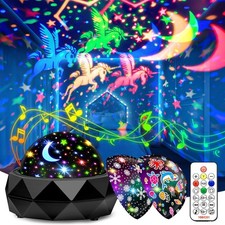 Star Projector for Kids Night Light Projector15 Colors 15 White Noises 3Films R