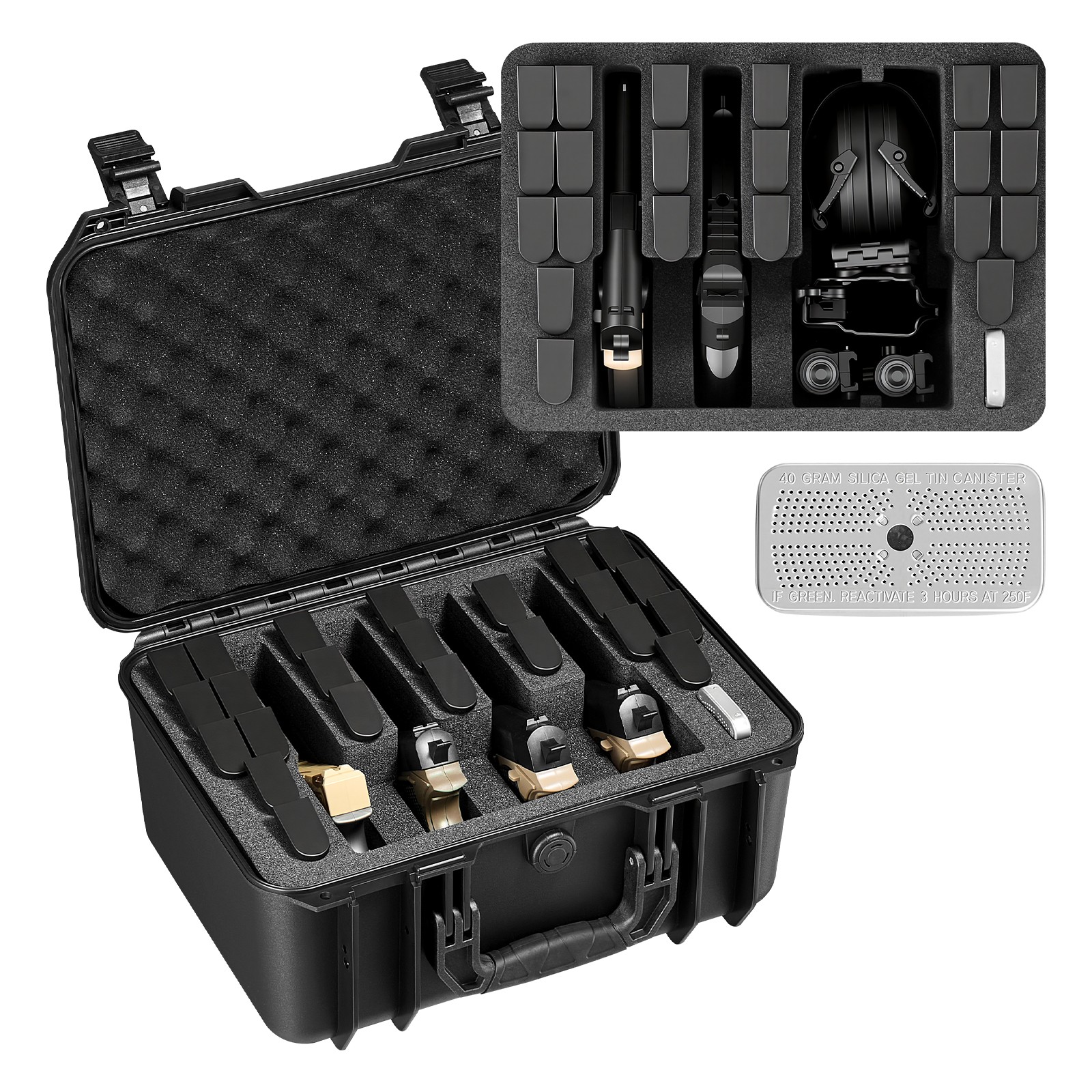 Valise pistolet VEVOR idéale pour le transport au stand de tir