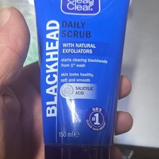 CLEAN  CLEAR Blackhead Daily Scrub 150ml Salicylic Acid Natural Exfoliators