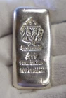 100 Gram Poured .999 Silver Bar Scottsdale Mint Lion