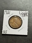 1921 Lincoln Wheat Cent Penny XF Extra Fine Better Date 1c Coin (Raw18944)