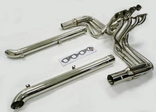 OBX Stainless 65-82 Corvette Block Long Tube Manifold 396 402 427 454 Side Pipes
