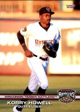 2021 Wisconsin Timber Rattlers Choice #12 Korry Howell Chicago Illinois IL Card